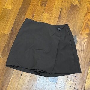 H&M Chocolate Brown Skort brand new